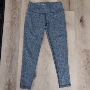 Grey ankle length athletic leggings